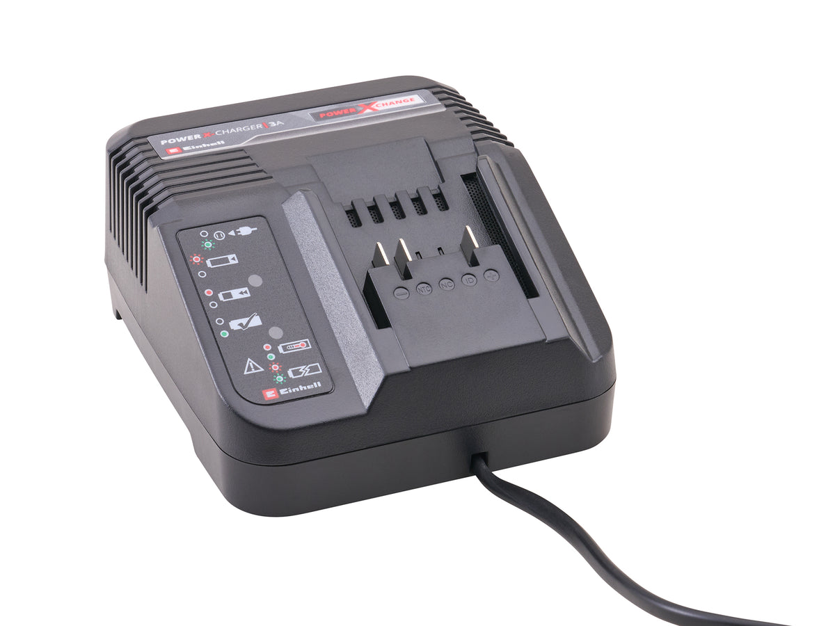 Einhell - Einhell 18V Angle Grinder Kit with a 4.0Ah Li-Ion Battery - Black Einhell battery charger with LED indicators. - imagen 2