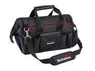Hultafors - Hultafors 50cm (20in) Toolbag - Black tool bag with multiple pockets and shoulder strap.