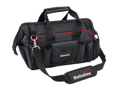 Hultafors - Hultafors 50cm (20in) Toolbag - Black tool bag with multiple pockets and shoulder strap.