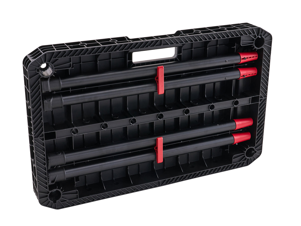 Keter - Keter Ultimate Workbench - Black plastic tool organizer with red locking clips. - imagen 2