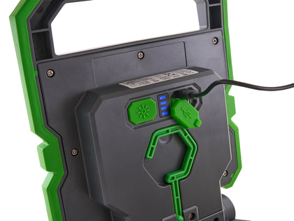 Lighthouse - Lighthouse Rechargeable Worklight (2,000 Lumens) - Portable LED work light with USB charging port.