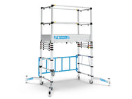 Zarges - Zarges TT002 Teletower Aluminium Telescopic Scaffold Tower with Toeboards - Aluminum mobile scaffold tower with adjustable platform. - imagen 2