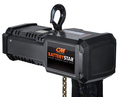 CM BatteryStar Hoist – The CM® BatteryStar™ is a portable, battery-powered chain hoist from Columbus McKinnon and Milwaukee Tool®, designed for quick installation and reliable performance in industrial applications. – Now available at MTN Shop UK.