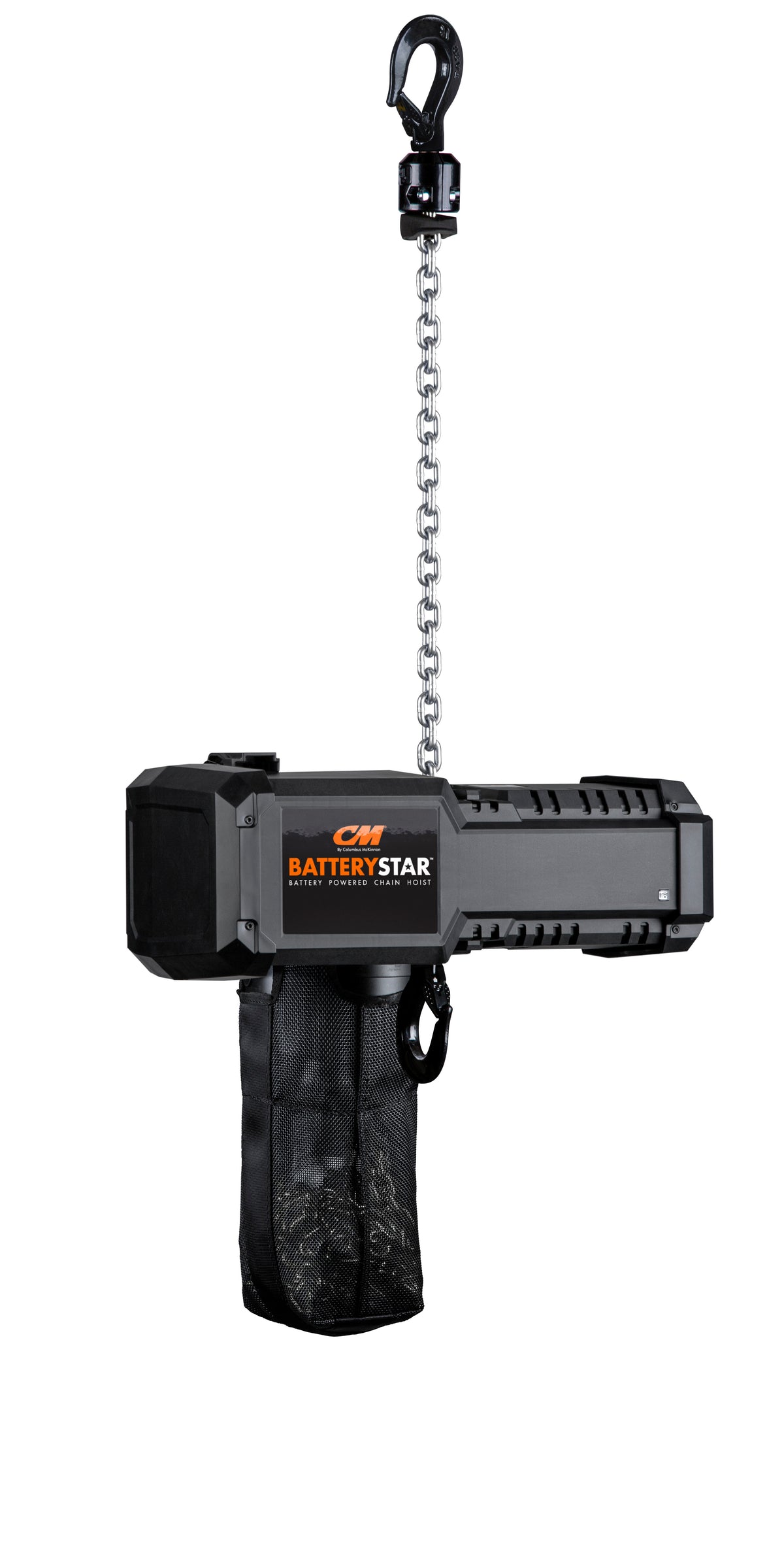 CM BatteryStar Hoist – The CM® BatteryStar™ is a portable, battery-powered chain hoist from Columbus McKinnon and Milwaukee Tool®, designed for quick installation and reliable performance in industrial applications. – Now available at MTN Shop UK.