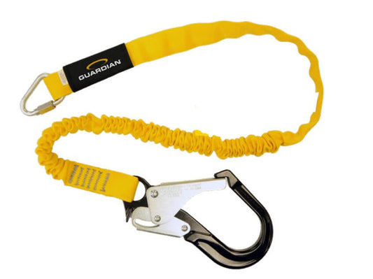 Guardian Internal Shock Absorbing Lanyard – This range provides the user with a single leg with an internal shock absorber and a wide variety of hook types. These lanyards are ideal for all fall arrest scenarios. 2 lengths are available – Now available at MTN Shop UK.