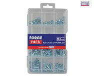 ForgeFix Hexagon Bolt Nut & Washer Kit ForgePack 285 Piece