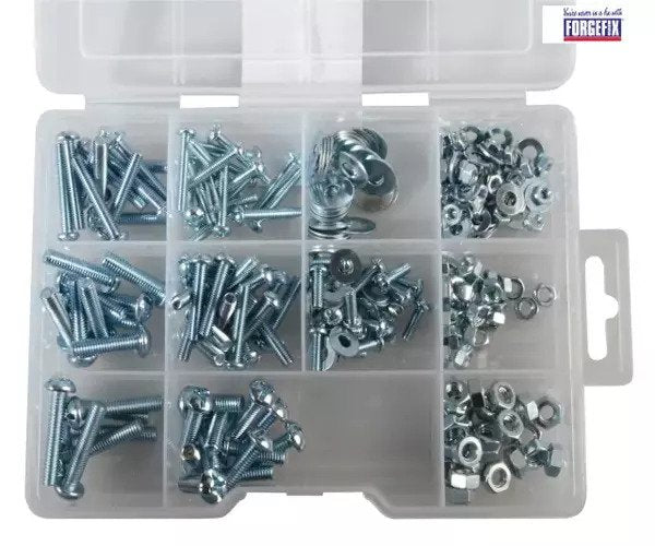 ForgeFix Hexagon Bolt Nut & Washer Kit ForgePack 285 Piece - imagen 2