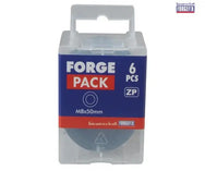 ForgeFix Flat Mudguard Washers ZP M8 x 50mm ForgePack 6 - imagen 3