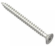 ForgeFix Multi-Purpose Pozi Compatible Screw CSK ST S/Steel 5.0 x 60mm Box 100