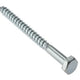ForgeFix Coach Screw Hexagon Head Single Thread ZP M12 x 200mm Bag 5
