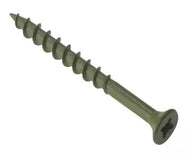 ForgeFix Decking Screw Pozi Compatible ST Green Anti-Corrosion 4.5 x 55mm Box 200
