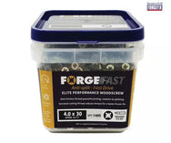 ForgeFix ForgeFast Pozi Compatible Elite Performance Wood Screw ZY 4.0 x 30mm Tub 1400 - imagen 2