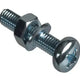 ForgeFix Machine Screw Pozi Compatible Pan Head ZP M6 x 30mm Forge Pack 6
