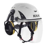 KASK - KASK Full Face Visor for Helmets - White safety helmet with integrated visor and earmuffs. - imagen 3
