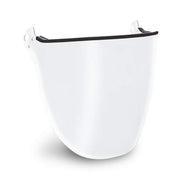 KASK - KASK Full Face Visor for Helmets - White face shield with black trim, protective visor.