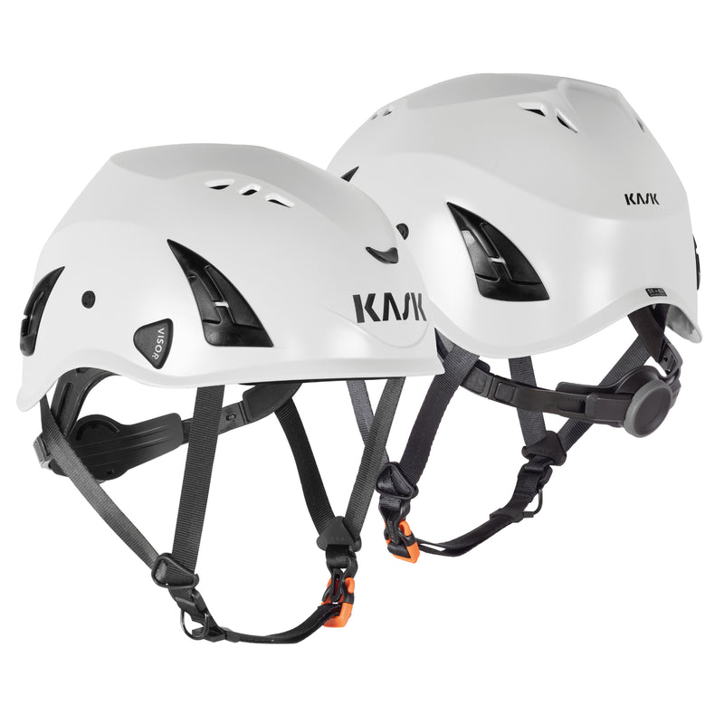 Kask - KASK Superplasma HP Safety Helmet - White Kask climbing helmet with adjustable straps.
