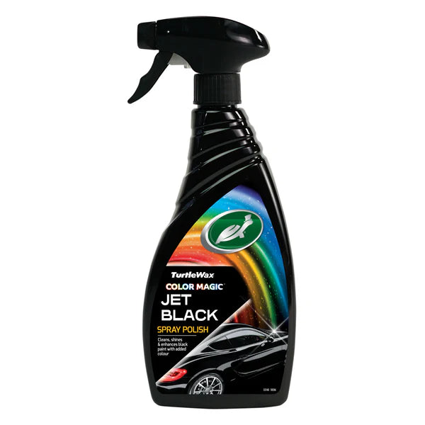 Turtle Wax Jet Black Spray Polish 500ml – – Now available at MTN Shop UK.