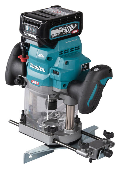 Makita - Makita RP001GZ02 XGT® 40Vmax BL 1/2in Router 40V Bare Unit - Makita brushless cordless router with 40V battery system.