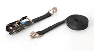 25mm ratchet straps featuring ratchet strap hooks (Black) - imagen 2