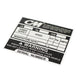 Blank Id Plate Prostar