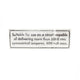 Electrical Label