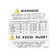 Voltage Label (Model C)