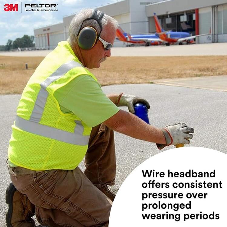 3M Peltor X2 Ear Defenders, SNR=31dB – The Peltor X2 Ear Defenders are lightweight and low-profile, ideal for protecting workers' hearing against low-to-moderate level industrial noise e.g. roadworks and construction. – Now available at MTN Shop UK. - imagen 3