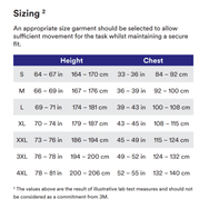 3M Protective Coverall Sizing - imagen 5