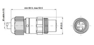 Ceep 4 Pin Circular Female Connector Inline – – Now available at MTN Shop UK. - imagen 3