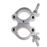  Swivel Coupler with 500kg Working Load Limit in silver side view - imagen 2
