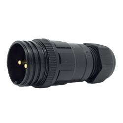 2 Pin Circular Connector - Male Inline