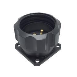 2 Pin Circular Male Receptacle