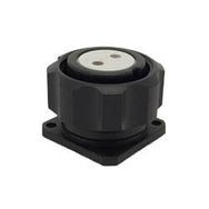 2 Pin Circular Female Receptacle (Locking Ring)