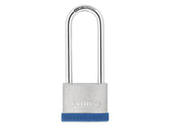 ABUS Mechanical 50mm Silver Rock™ 5 Padlock Long Shackle 80mm – – Now available at MTN Shop UK.