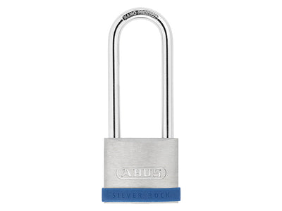 ABUS Mechanical 50mm Silver Rock™ 5 Padlock Long Shackle 80mm – – Now available at MTN Shop UK.