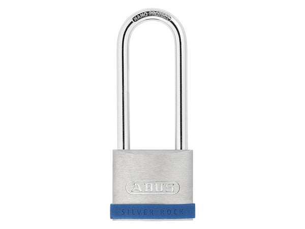 ABUS Mechanical 50mm Silver Rock™ 5 Padlock Long Shackle 80mm – – Now available at MTN Shop UK.