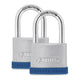 ABUS Mechanical  50mm Silver Rock™ 5 Padlock Twin Pack