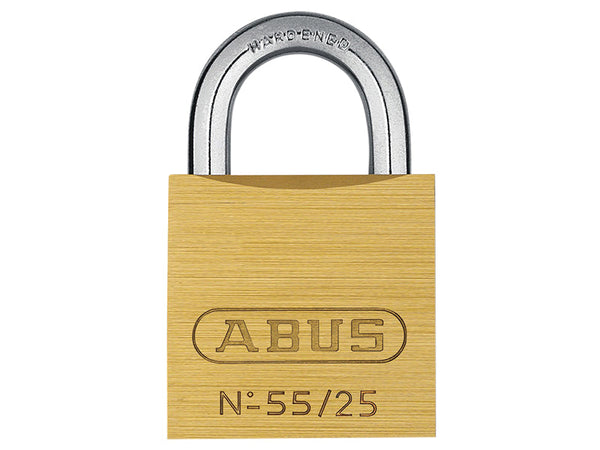 ABUS Mechanical 55/25mm Brass Padlock Carded – – Now available at MTN Shop UK.