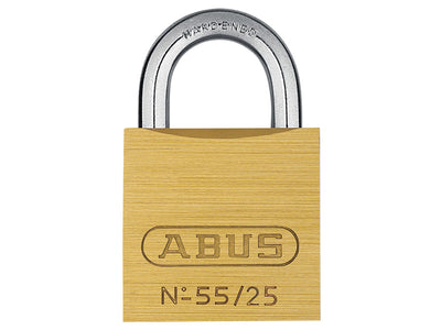ABUS Mechanical 55/25mm Brass Padlock Carded – – Now available at MTN Shop UK.