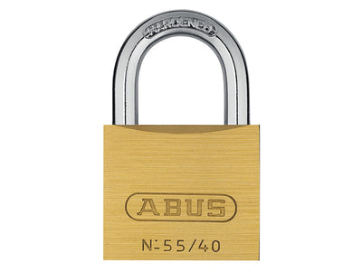 ABUS Mechanical 55/40mm Brass Padlock Carded – – Now available at MTN Shop UK.