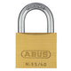 ABUS Mechanical  55/40mm Brass Padlock Carded