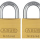 ABUS Mechanical  55/40mm Brass Padlocks Twin Pack