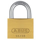 ABUS Mechanical  55/50mm Brass Padlock Carded