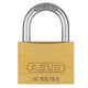 ABUS Mechanical  55/60mm Brass Padlock Carded
