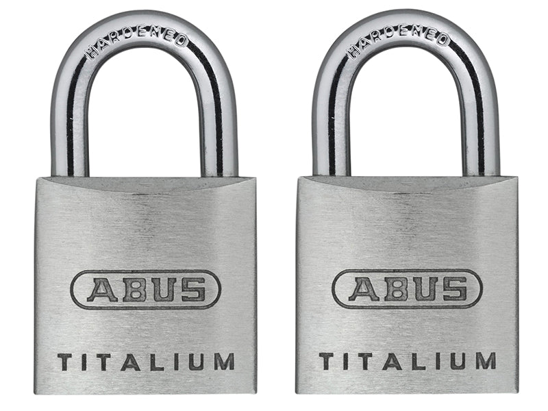 ABUS Mechanical 64TI/20mm TITALIUM™ Padlock Carded Twin Pack – – Now available at MTN Shop UK. - imagen 2