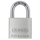 ABUS Mechanical  64TI/30mm TITALIUM™ Padlock Keyed Alike KA6311