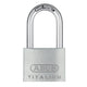 ABUS Mechanical  64TI/40mm TITALIUM™ Padlock 40mm Long Shackle Keyed Alike KA6411