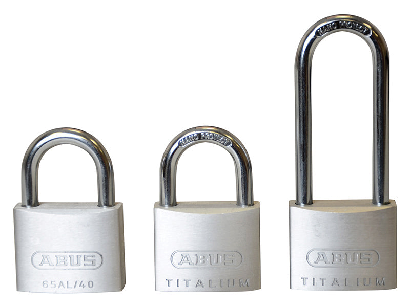ABUS Mechanical 64TI/40mm TITALIUM™ Padlock Triple Pack (1 Long Shackle) – – Now available at MTN Shop UK. - imagen 2