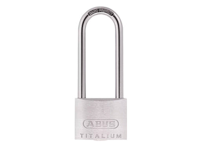 ABUS Mechanical 64TI/50mm TITALIUM™ Padlock 80mm Long Shackle Keyed Alike KA6512 – – Now available at MTN Shop UK.
