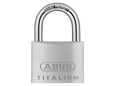ABUS Mechanical 64TI/50mm TITALIUM™ Padlock Carded – – Now available at MTN Shop UK.